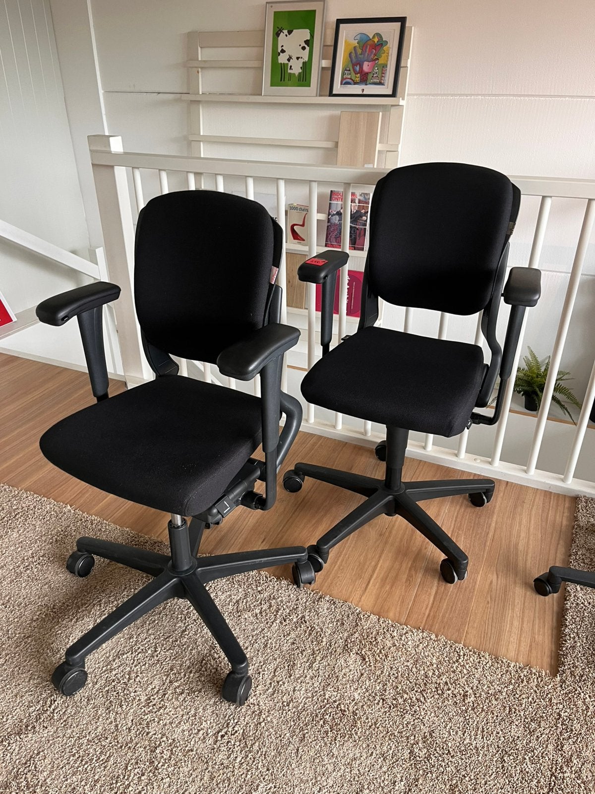 Ahrend 230 bureaustoelen zwarte nieuwe stof, Ophalen, Geen, Zwart, Ahrend