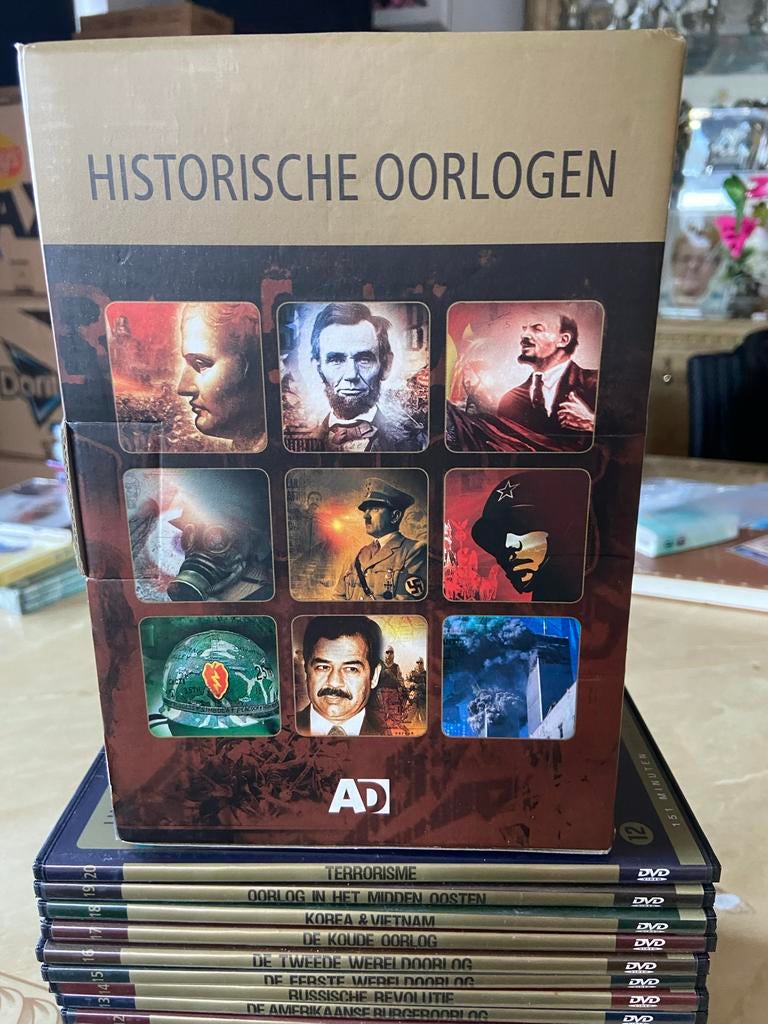 Historische Oorlogen DVD Boxset - AD Collectie, Alle leeftijden, Ophalen of Verzenden, Zo goed als nieuw, Boxset