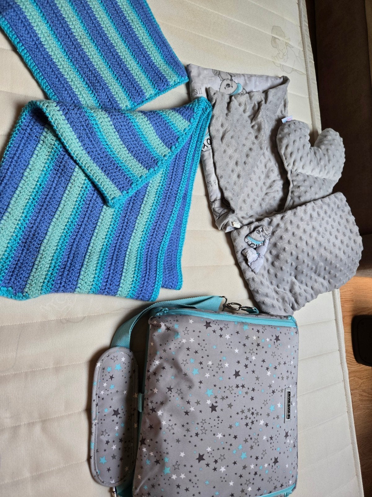 Reisstoel, plaid en kussen voor kinderwagen - Complete set, Ophalen