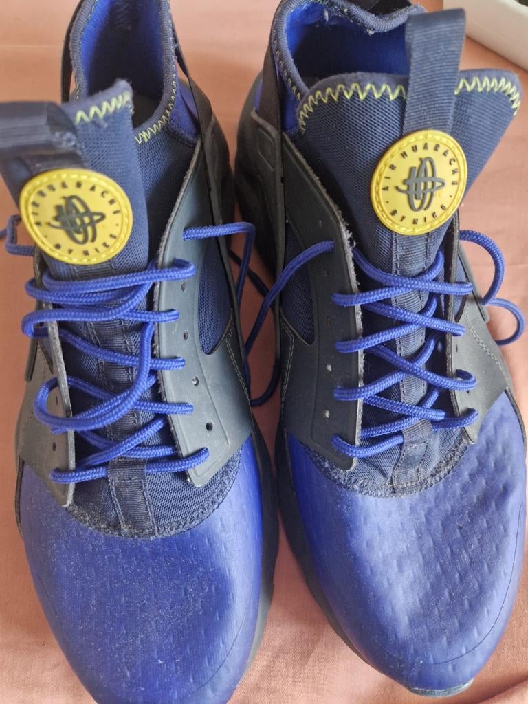 Nike Huarache sneakers blauw/paars., Ophalen of Verzenden, Zo goed als nieuw, Blauw