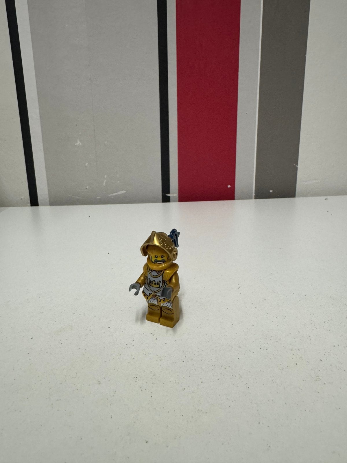 LEGO goude ridder Minifigur, Ophalen of Verzenden, Zo goed als nieuw