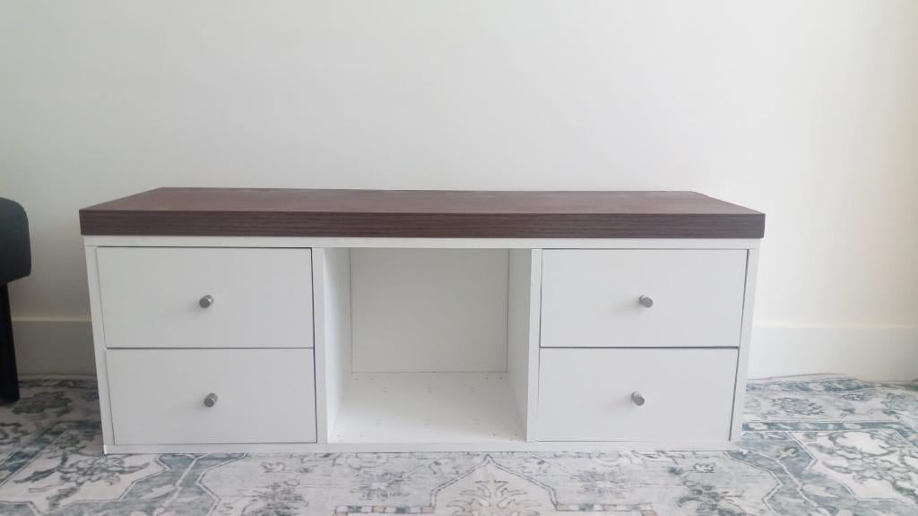 Gratis Kastje / TV meubel, Ophalen, Gebruikt, 100 tot 150 cm, Minder dan 100 cm