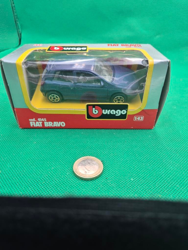 339 Fiat Bravo 1/43 Bburago, Ophalen of Verzenden, Zo goed als nieuw, Auto, Overige merken