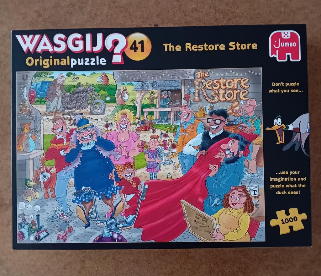 Wasgij Original 41: The Restore Store (1000 stukjes), Ophalen, 500 t/m 1500 stukjes, Zo goed als nieuw