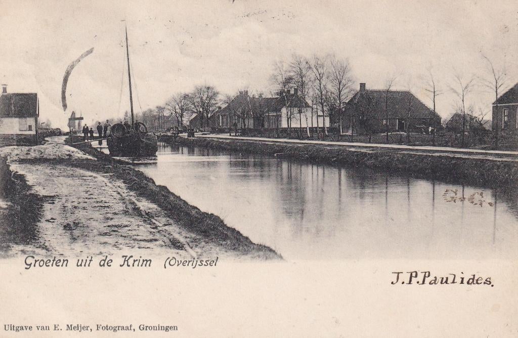 de Krim, Lutten,  1906., Verzenden, Voor 1920, Gelopen, Overijssel