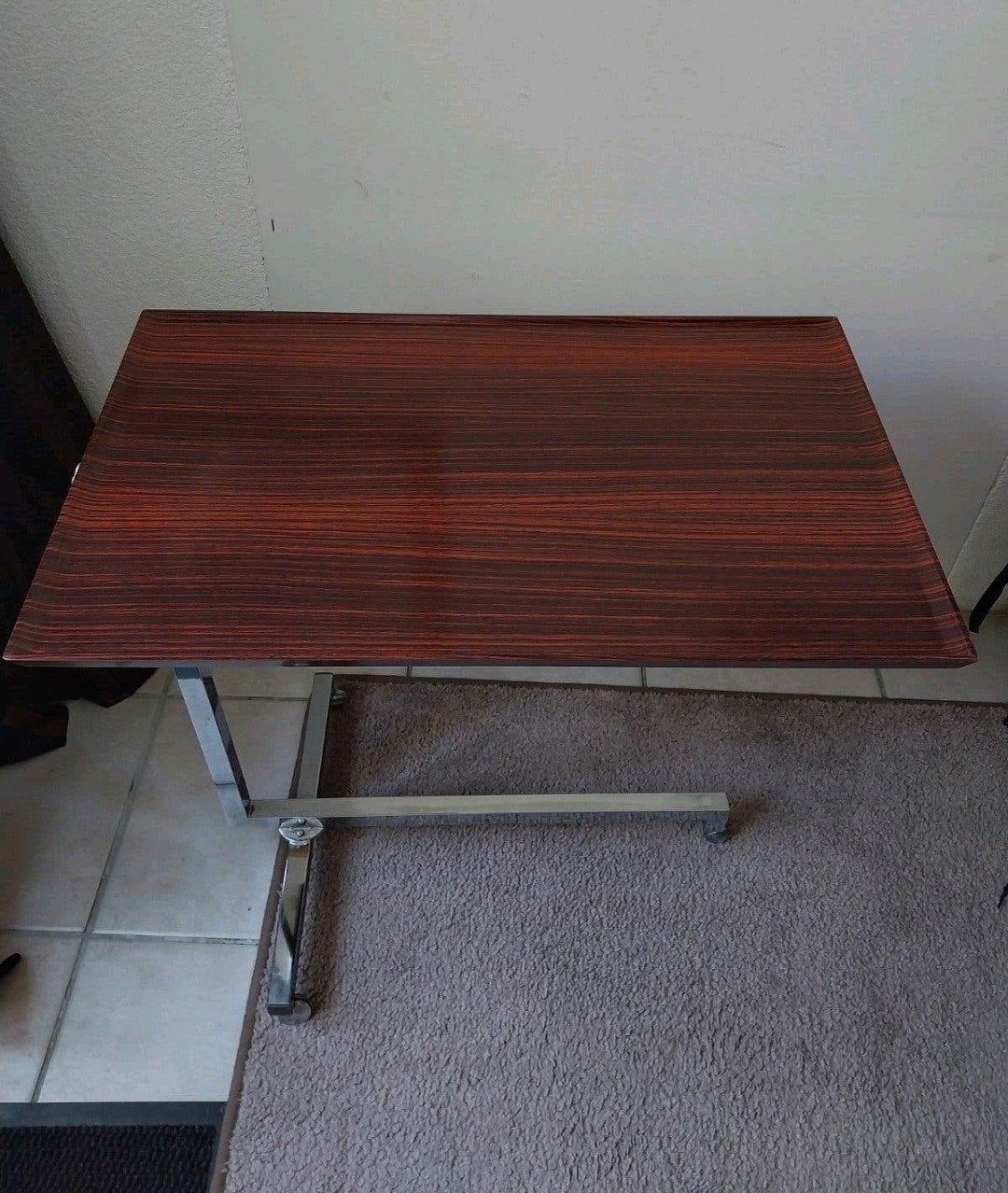bijzettafel, bedtafel, merk:Variett Bremshey & Co 1970., 50 tot 100 cm, Nieuw, Ophalen of Verzenden, Mid century, Vintage.