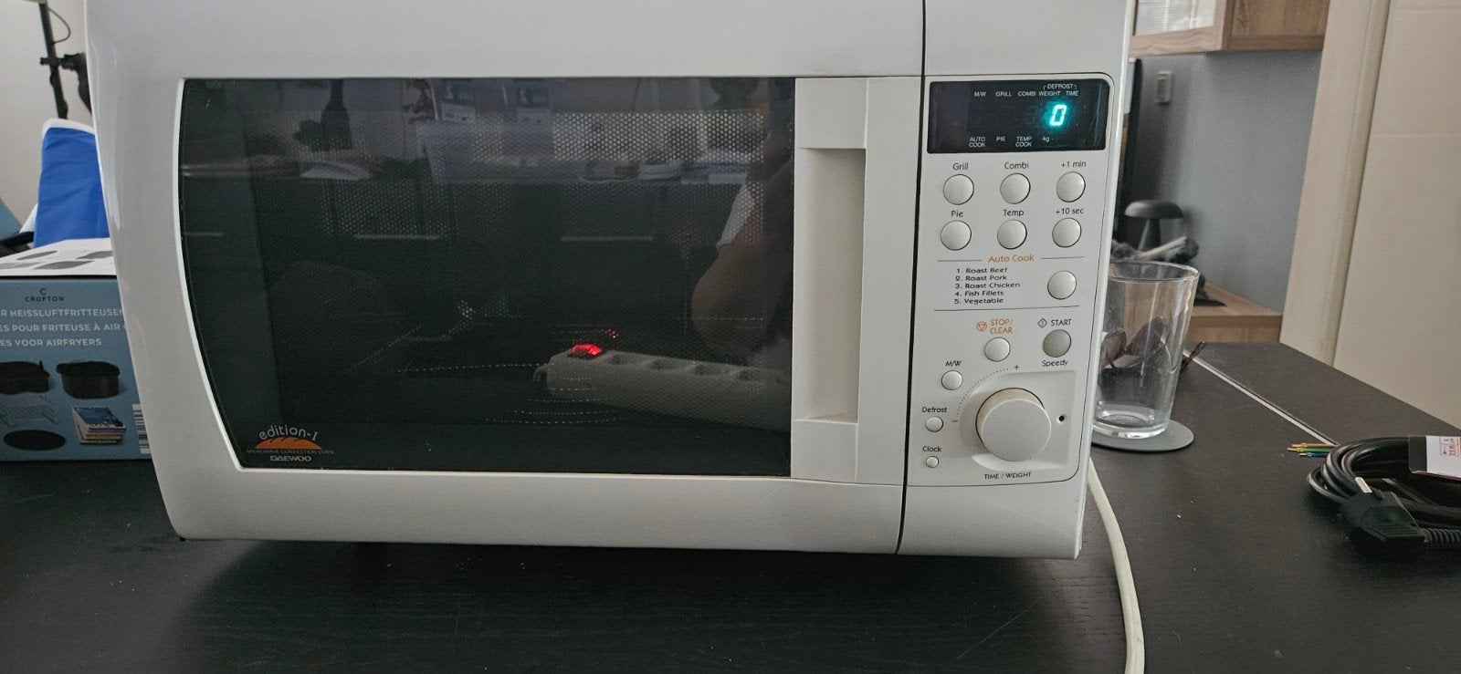 Combimagnetron -werkend. magnetron oven, Ophalen, Combimagnetron, Gebruikt, Hete lucht