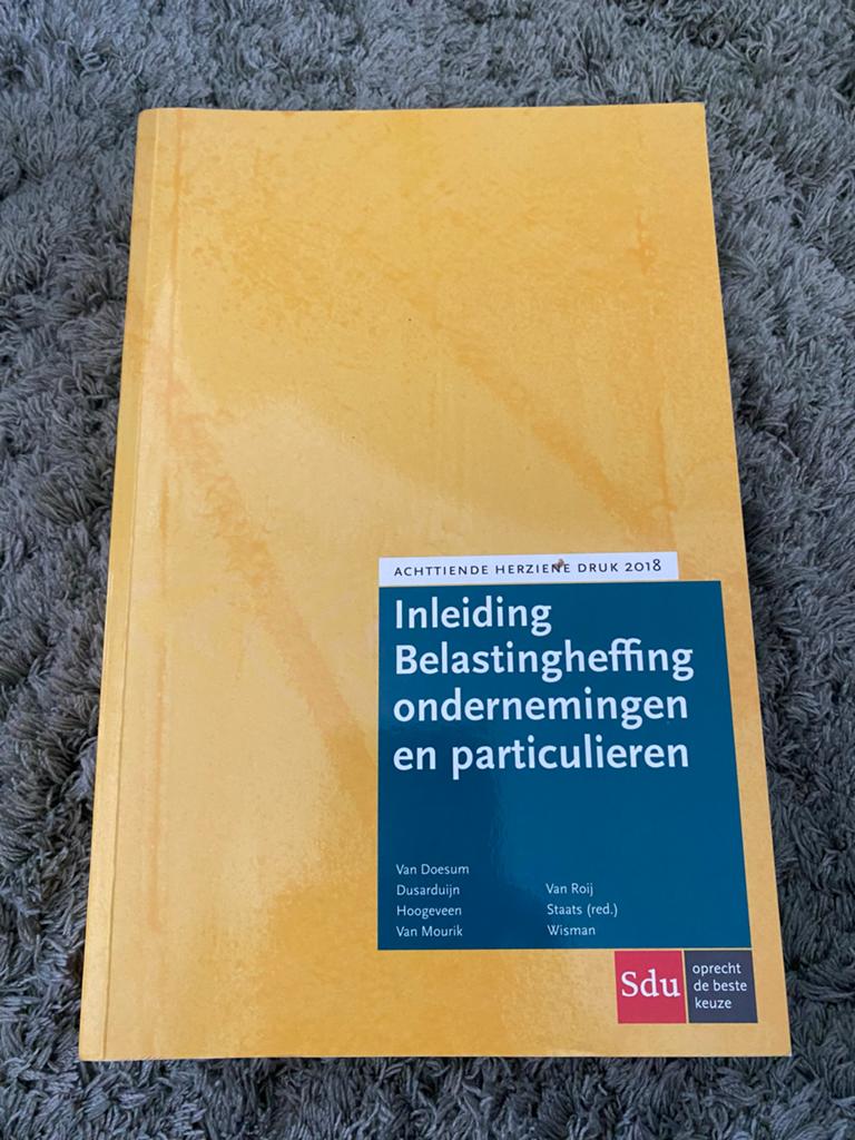 Inleiding Belastingheffing Ondernemingen en Particulieren, Boeken, Studieboeken en Cursussen, Ophalen of Verzenden, Gamma, Zo goed als nieuw