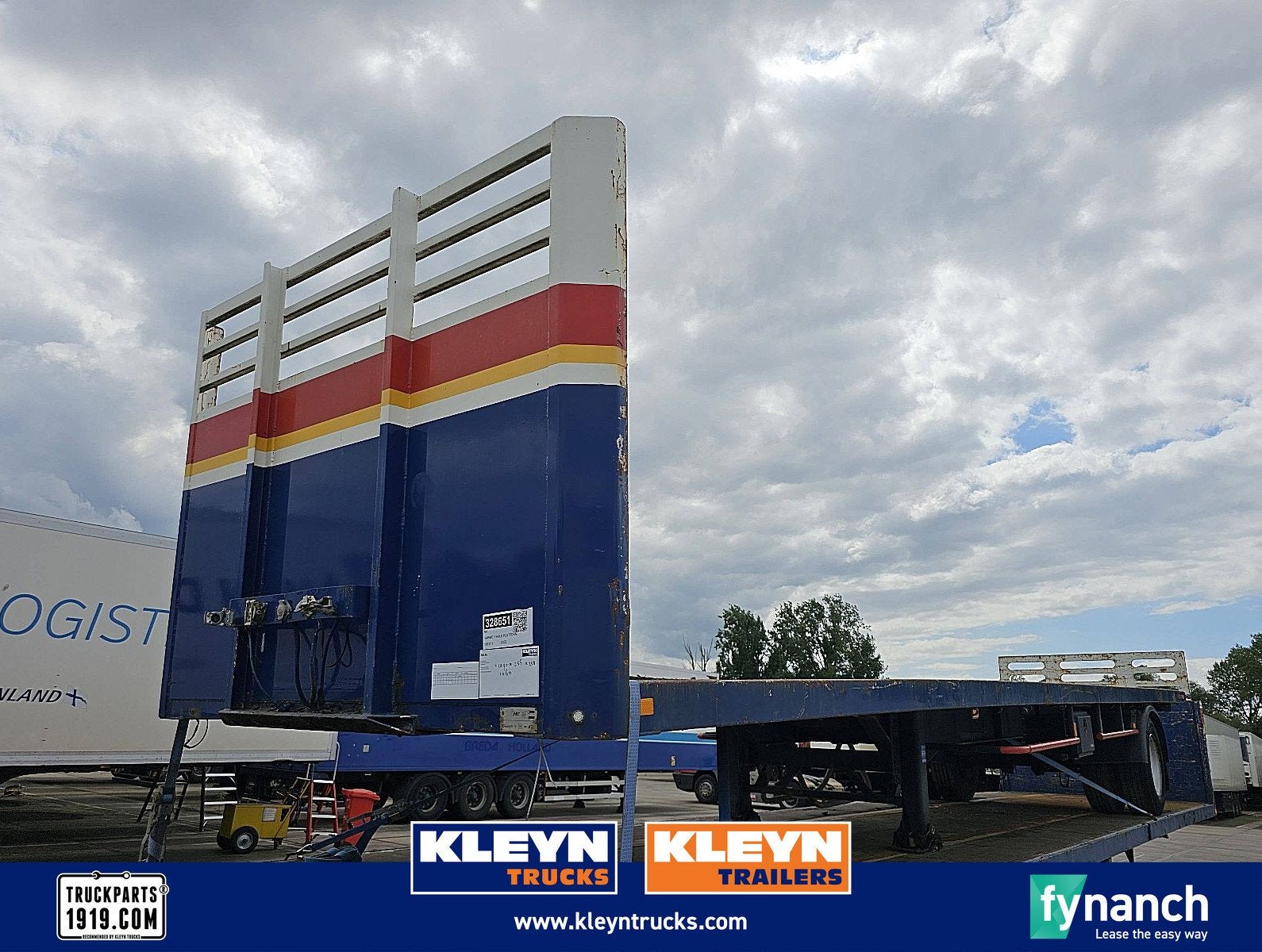 VARMO 1 AXLE PLATFORM forklift connection, Overige kleuren, Bedrijf, Aanhangers en Opleggers, Te koop