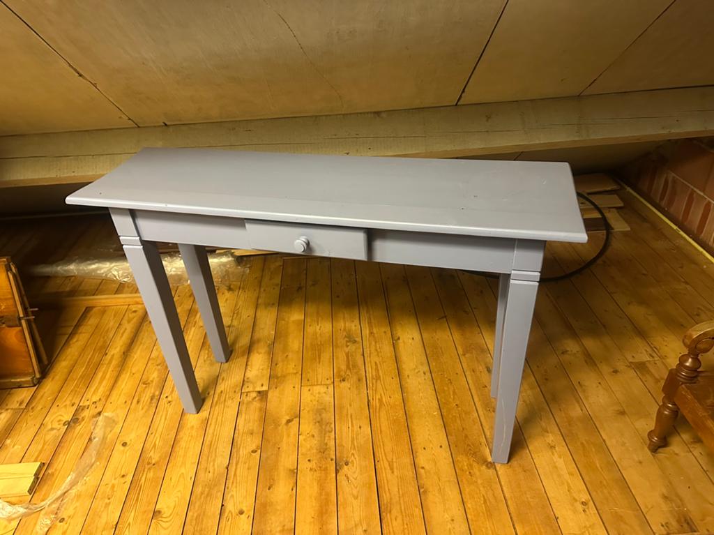 Sidetable met 1 lade, Huis en Inrichting, Tafels | Sidetables, Ophalen, Gebruikt, 100 tot 150 cm, 25 tot 50 cm