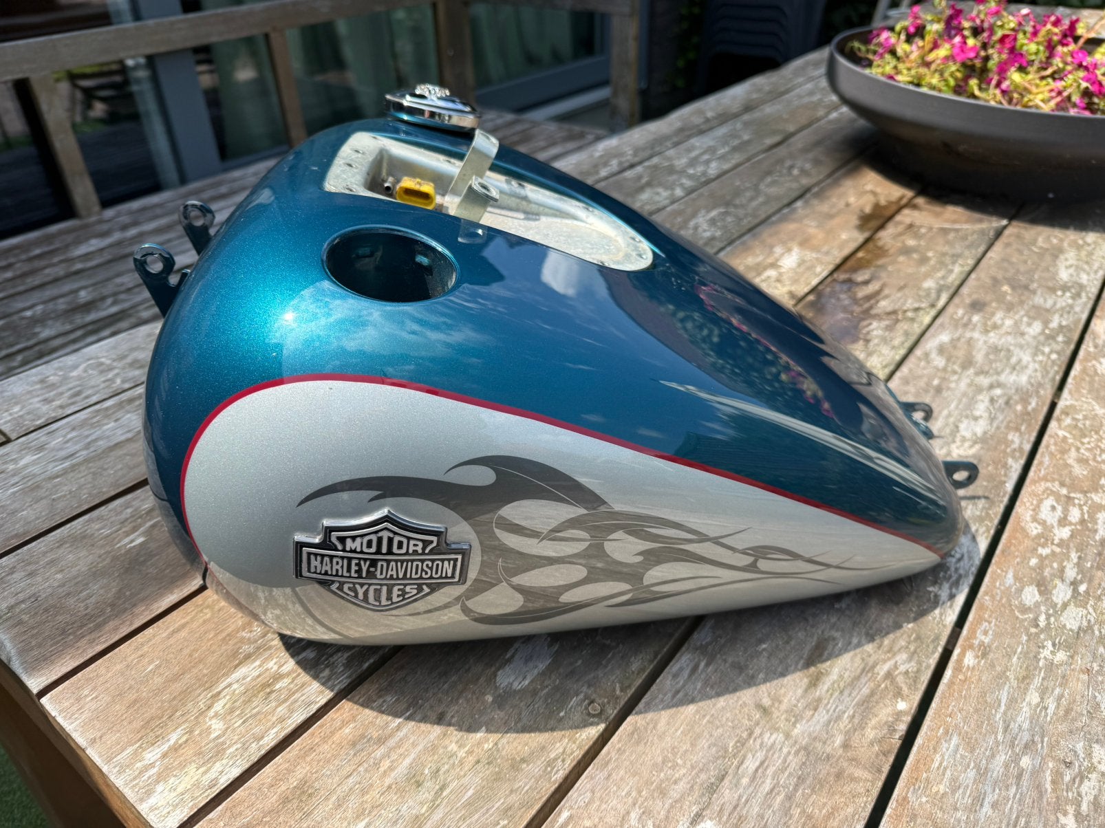Spuit set Wide Glide FXDWG 2004, Ophalen, Gebruikt