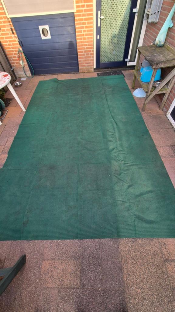 2 Vloerkleden voor kamperen 390x250 en  160x250, Ophalen