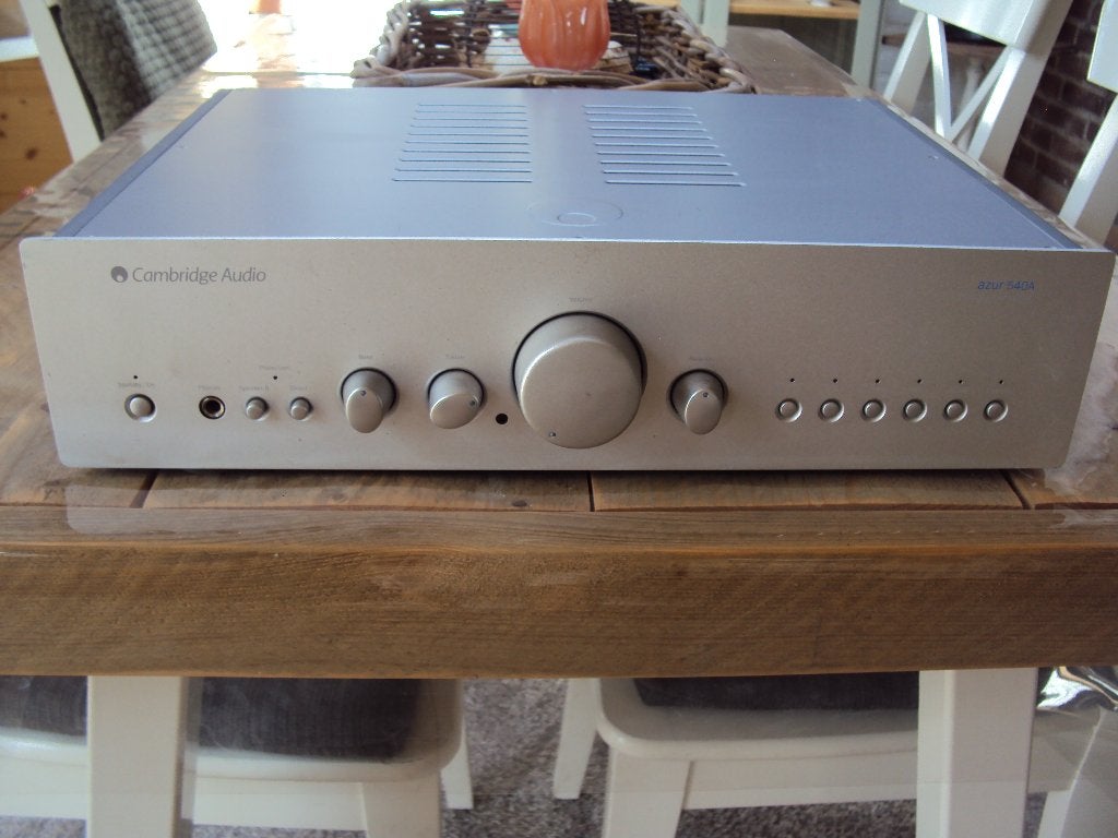 Cambridge Audio Azur 540A.  Ringkern trafo. Pre-out.   A.B., Gebruikt, Ophalen, Overige merken, Minder dan 60 watt