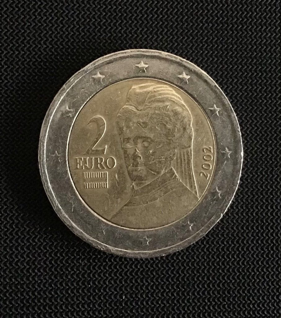 Oostenrijkse 2 Euro Munt Bertha von Suttner 2002, Postzegels en Munten, Munten | Europa | Euromunten, Ophalen of Verzenden, Oostenrijk