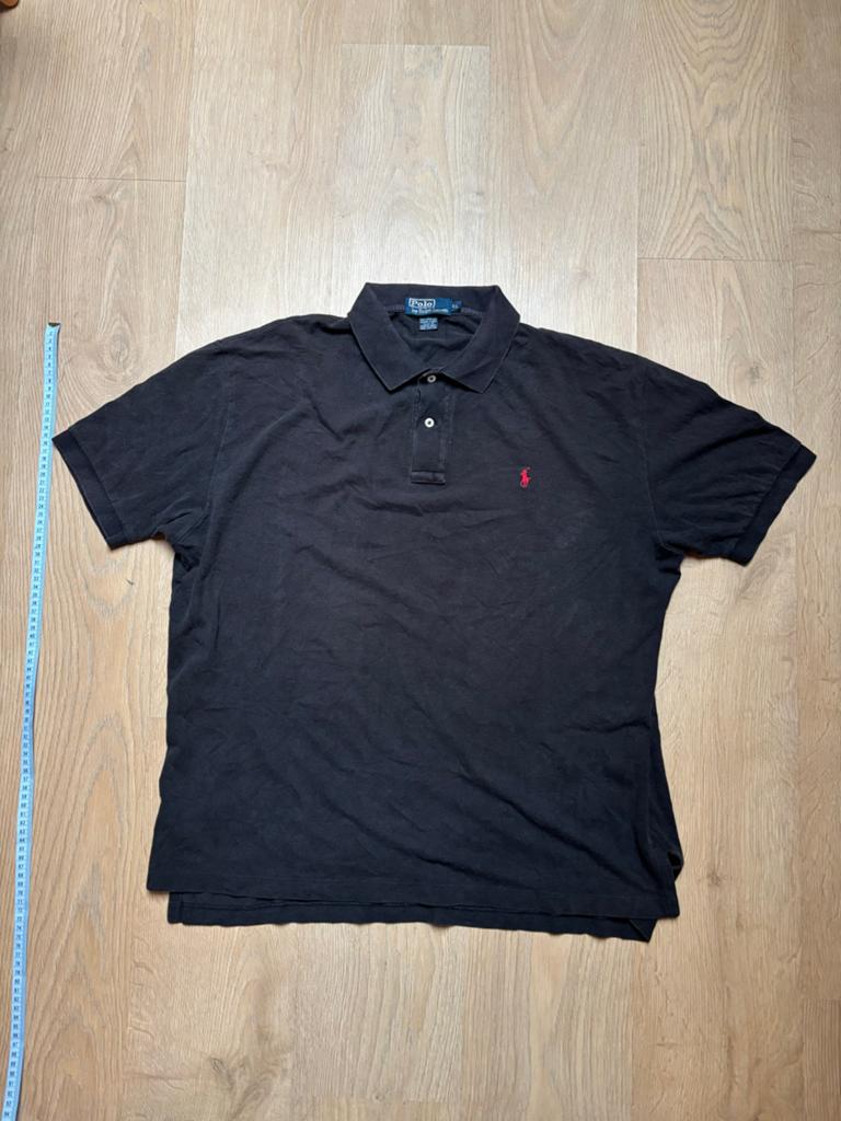 Polo Ralph Lauren Poloshirt Zwart Heren XL, Ophalen of Verzenden, Gedragen, Maat 56/58 (XL), Zwart