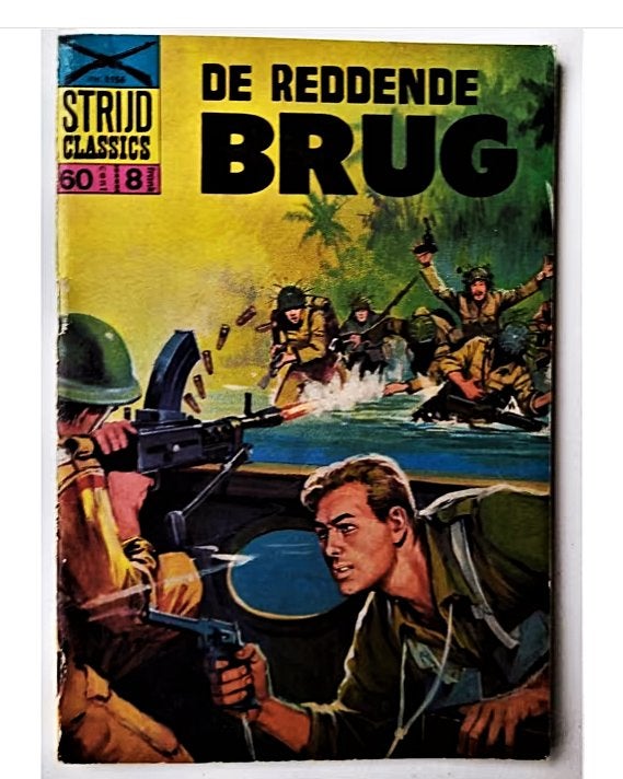 strijd classics nr.1156*1969*1ste druk-de reddende brug, Eén stripboek, Ophalen of Verzenden, Gelezen