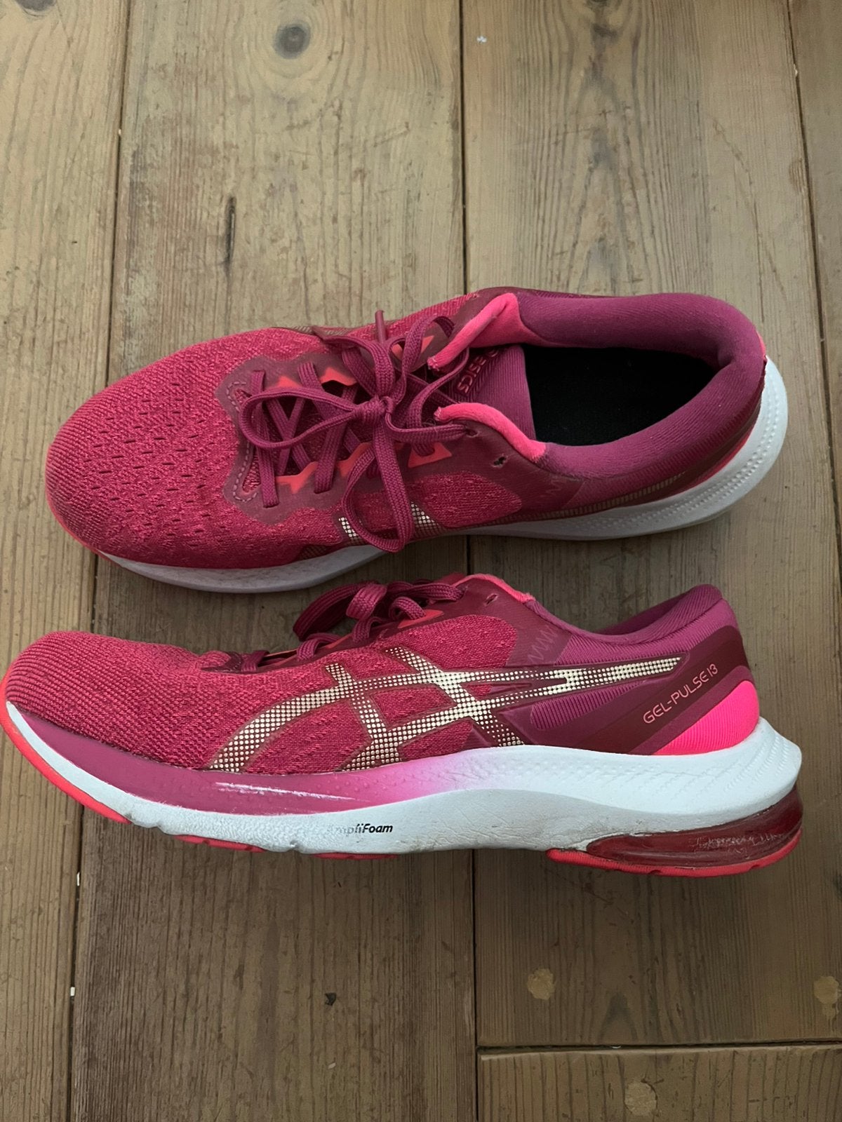 Asics gel pulse hardloopschoenen maat 41,5, Hardloopschoenen, Ophalen of Verzenden, Zo goed als nieuw, Hardlopen