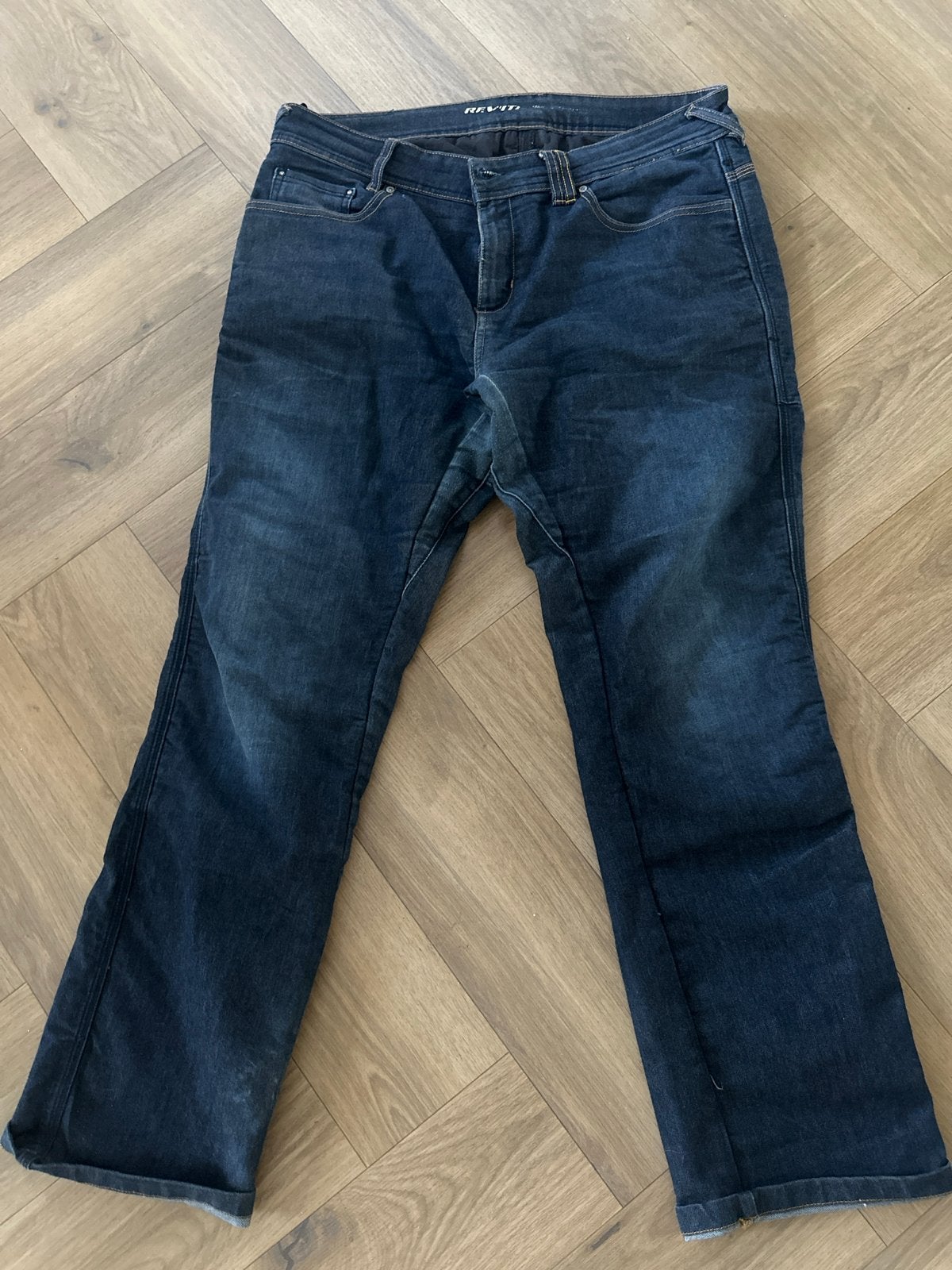 Motorjeans Revit Philly L32 W36 - Ideaal voor beginners, Ophalen of Verzenden, Tweedehands, Dames, Broek | textiel