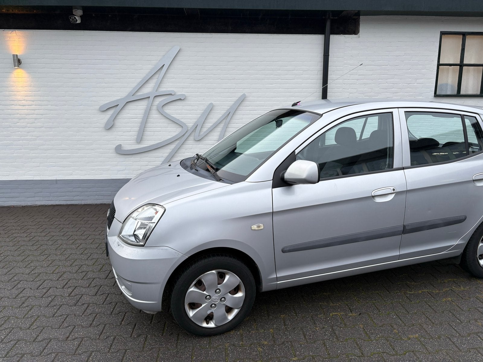Kia Picanto 1.0 2004 Grijs, Auto's, Voorwielaandrijving, 836 kg, 31 €/maand, 4 cilinders