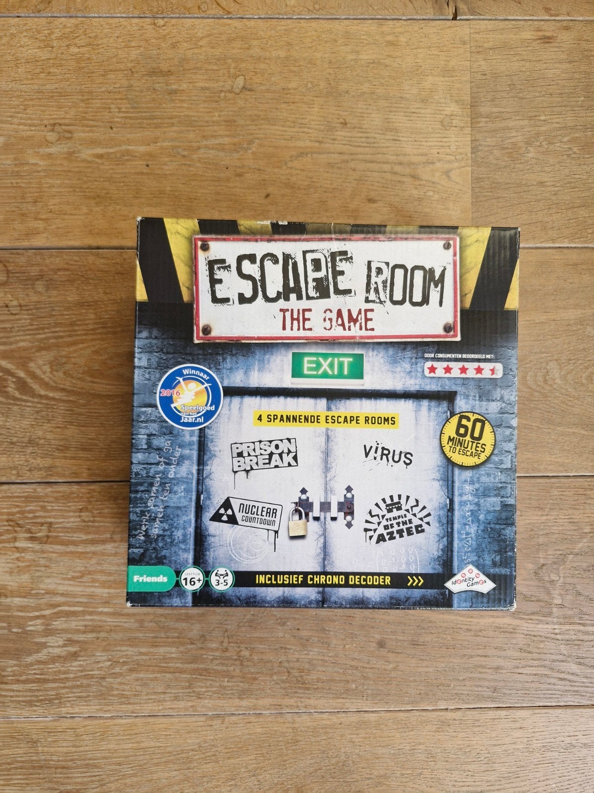 Escape Room The Game - 4 spannende escape rooms, Vijf spelers of meer, Ophalen of Verzenden, Nieuw