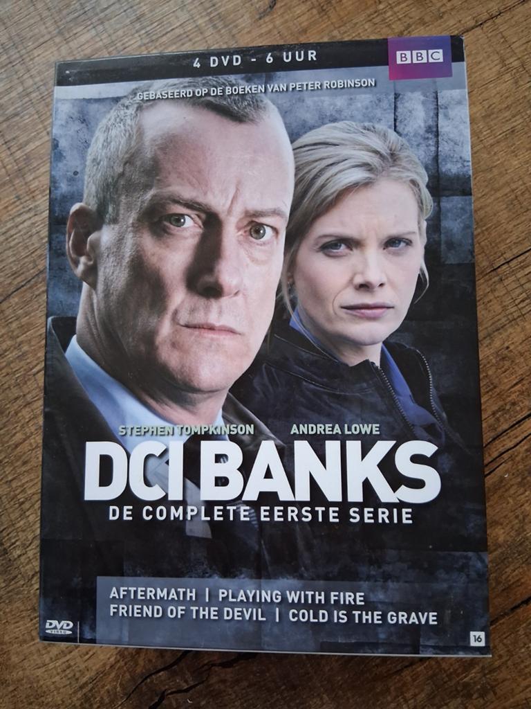 DCI BANKS,  box 4 dvd serie 1, Cd's en Dvd's, Ophalen of Verzenden, Zo goed als nieuw