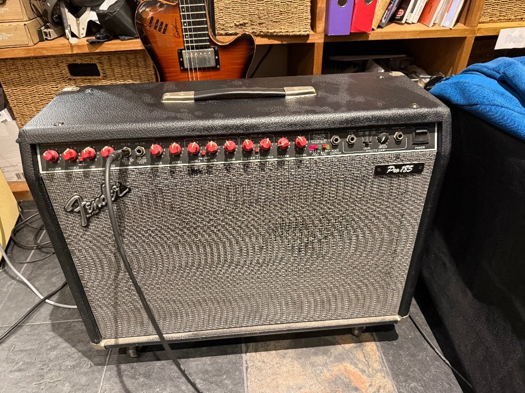 Fender Pro 185 gitaarversterker – Made in USA – 2x12", Ophalen, Gebruikt, Gitaar, 100 watt of meer