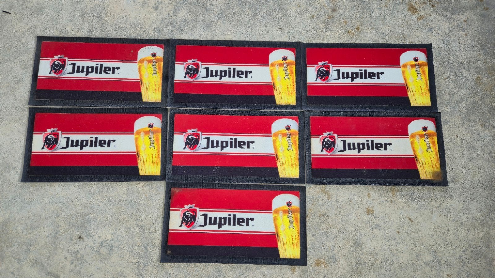 7x Jupiler barmat / biermat, Verzenden, Jupiler