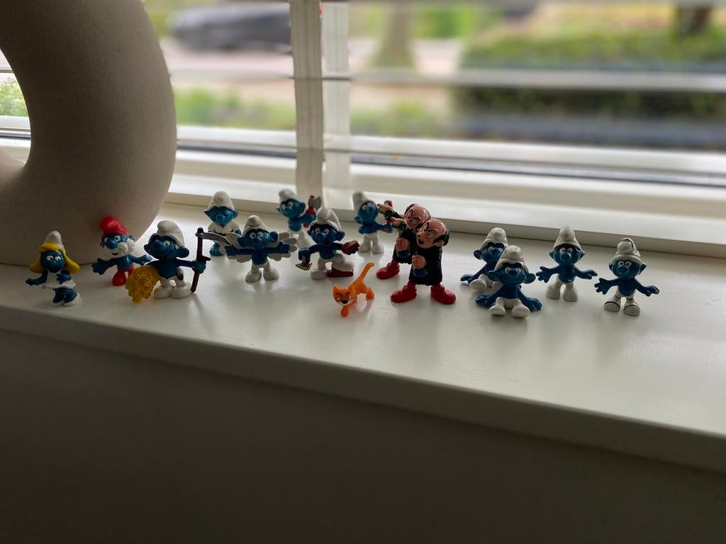 Smurfen collectie Schleich 15 stuks, Verzamelen, Smurfen, Ophalen of Verzenden, Zo goed als nieuw, Grote Smurf, Poppetje, Figuurtje of Knuffel