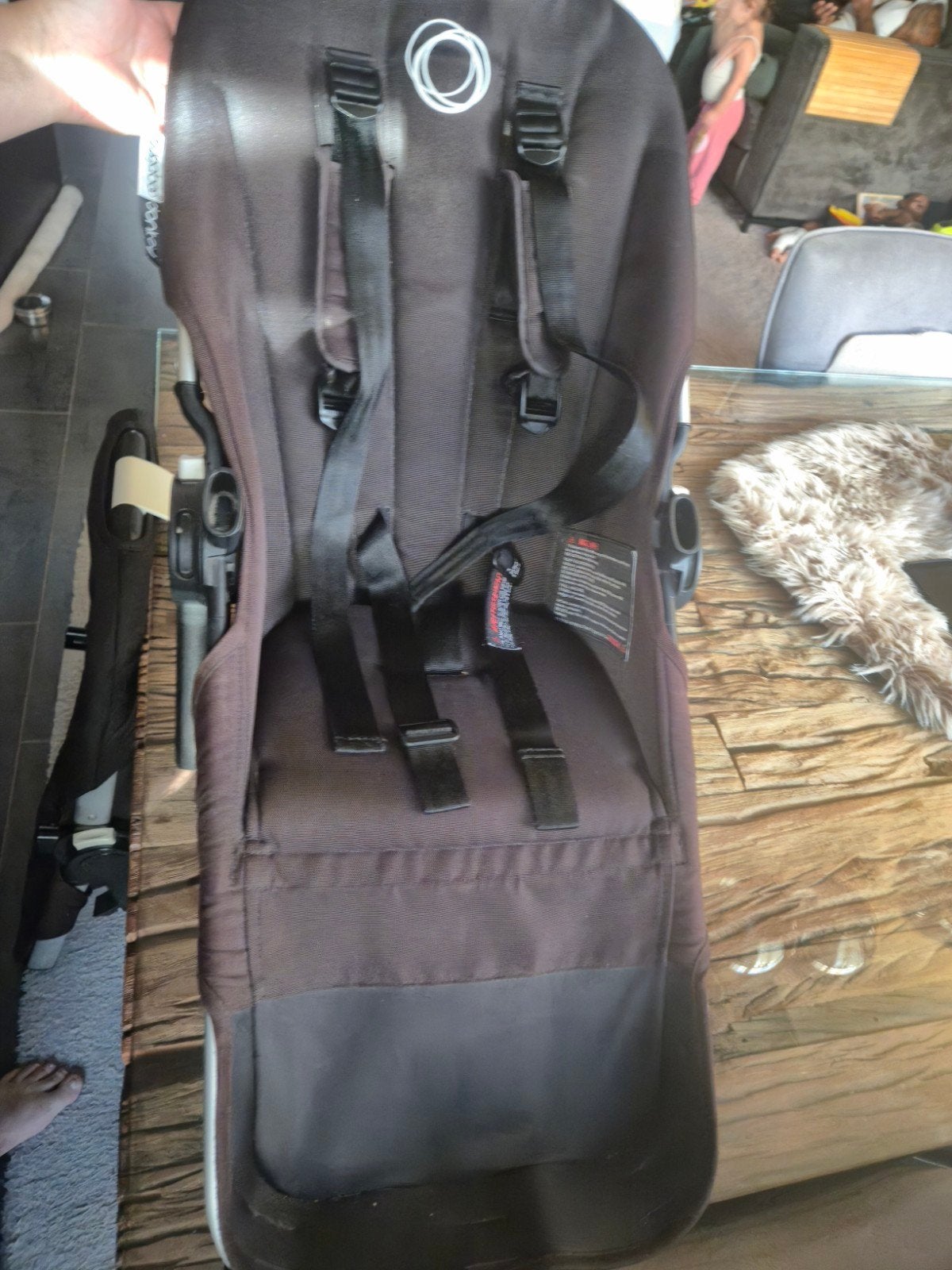 Bugaboo donkey zwarte stoel, Kinderen en Baby's, Ophalen of Verzenden, Gebruikt