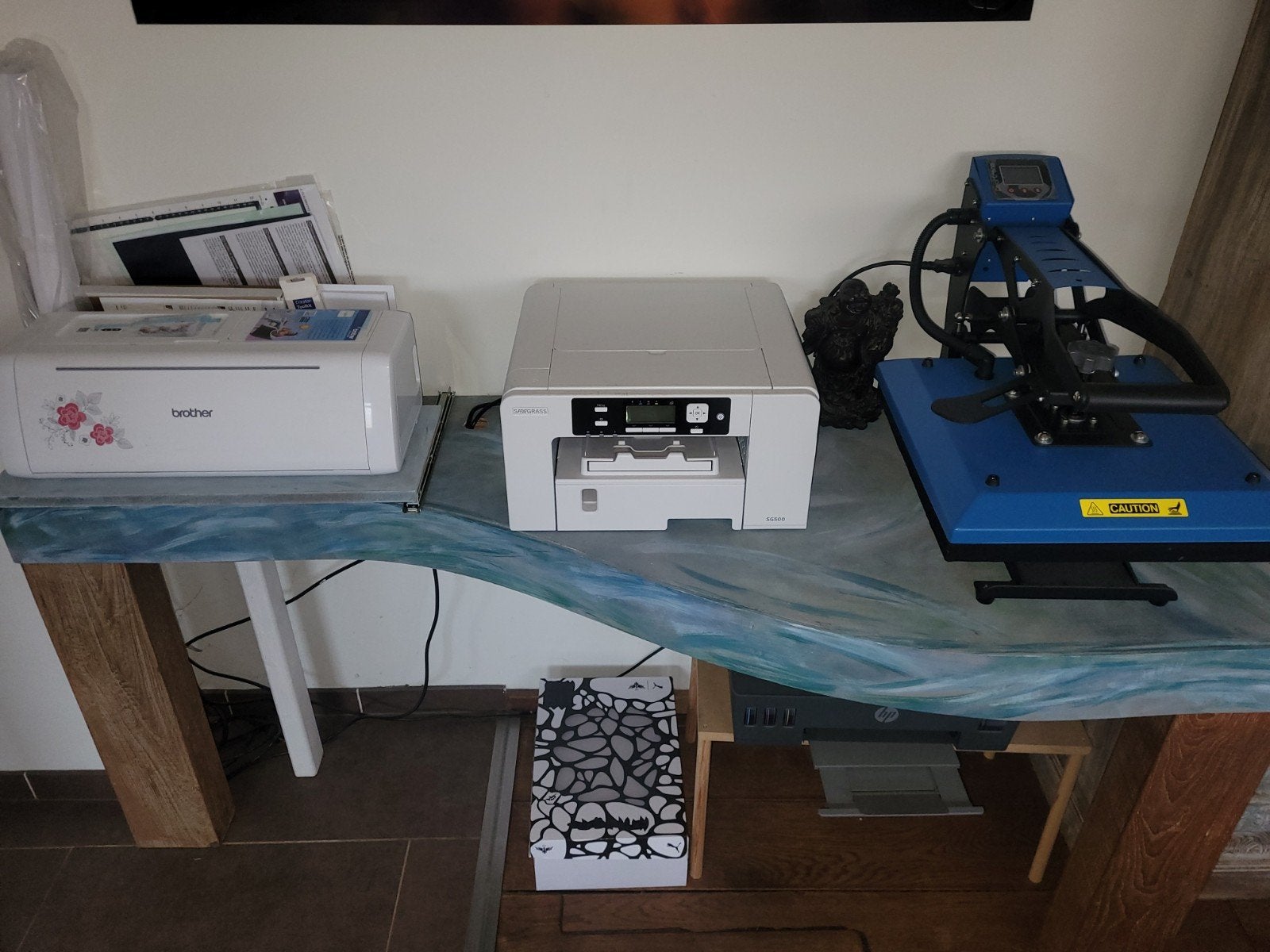 Complete set voor kleding bedrukken - Nieuw, Ophalen