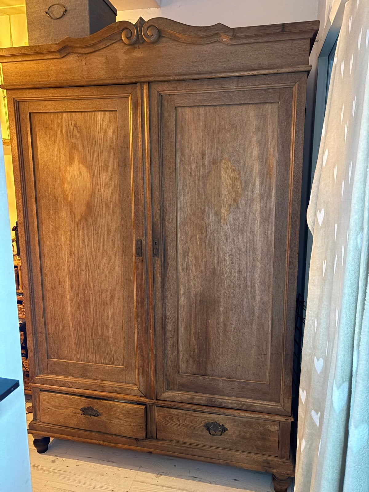 Robuuste Vintage Houten Kast - Gratis Afhalen, Antiek en Kunst, Ophalen