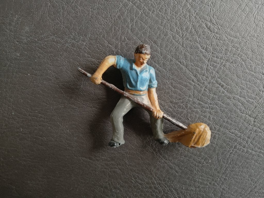 Timpo Britains vintage boerderij figuur oud tin speelgoed, Ophalen of Verzenden, Zo goed als nieuw