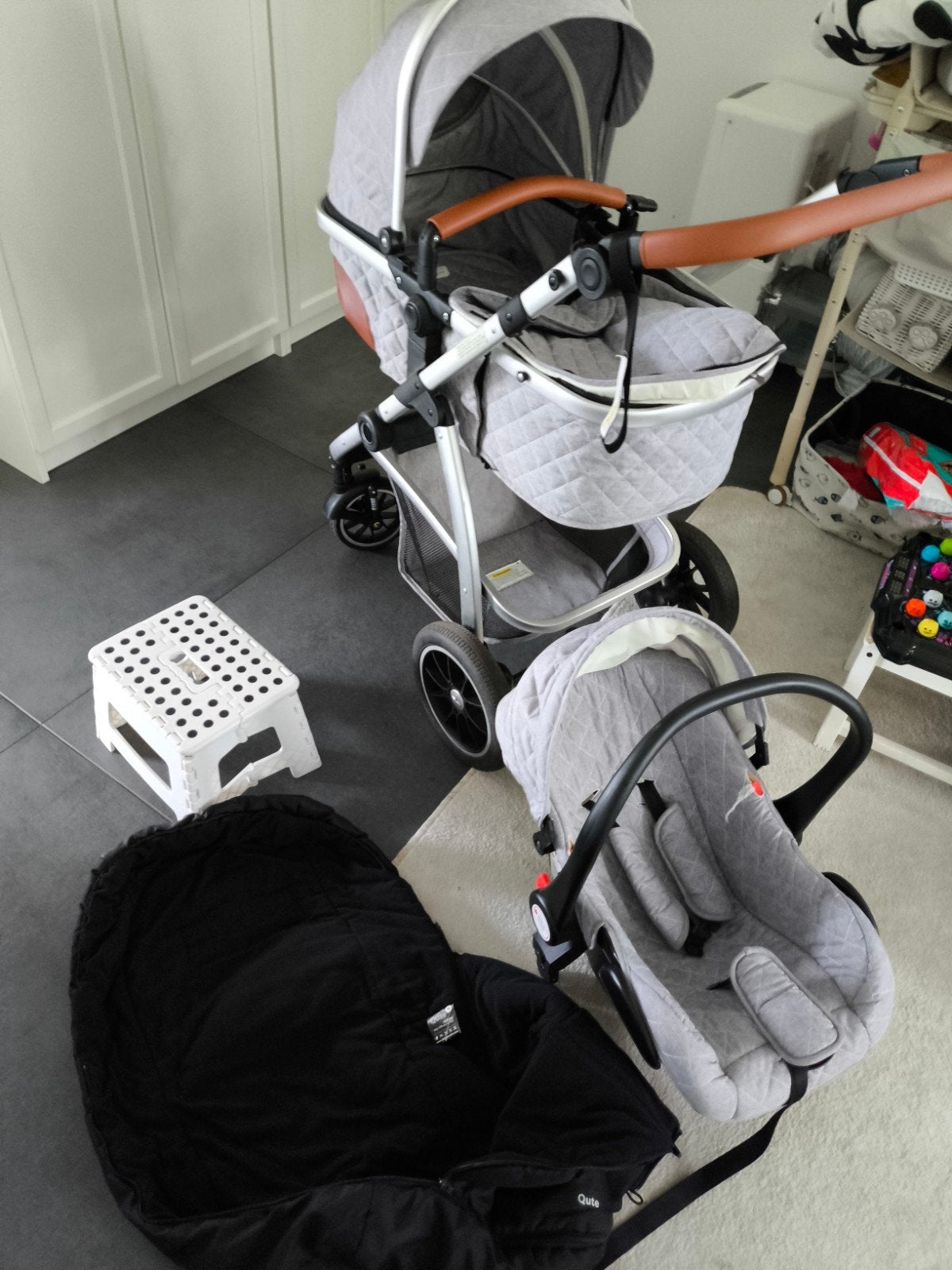 Kinderwagen 3-in-1 in super goede staat met maxicosi, Kinderen en Baby's, Kinderwagens en Combinaties, Ophalen of Verzenden, Zo goed als nieuw