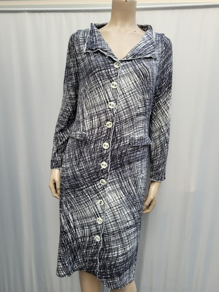 ML Collection jasje/vest lang zwart/wit maat 40, Maat 38/40 (M), Zwart, Ophalen of Verzenden, Onder de knie