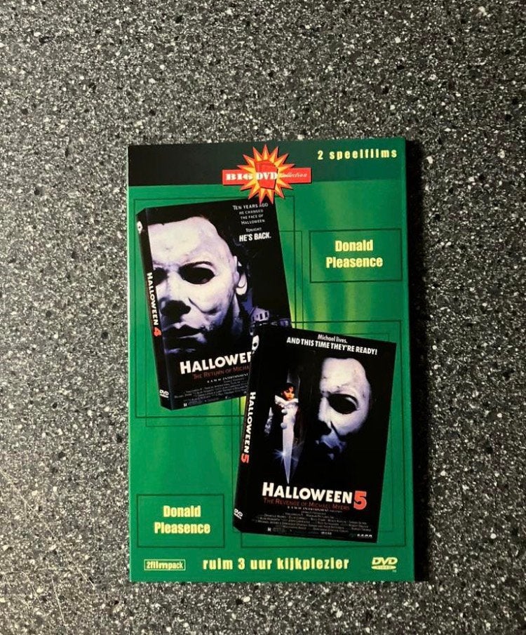 Halloween 4 + Halloween 5, Vanaf 16 jaar, Ophalen of Verzenden, Zo goed als nieuw, Overige genres