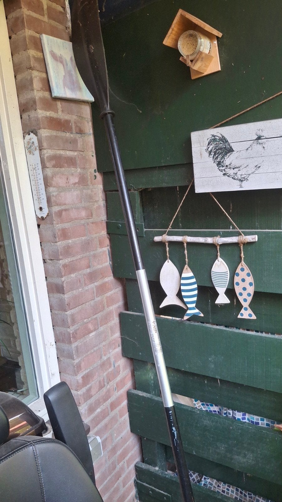 Top peddel 240cm, Watersport en Boten, Ophalen, Gebruikt, Enkelbladige peddel