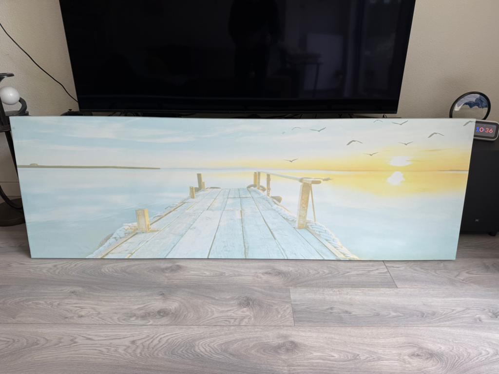 Schilderij, 125 cm of meer, Ophalen of Verzenden, Zo goed als nieuw, Schilderij