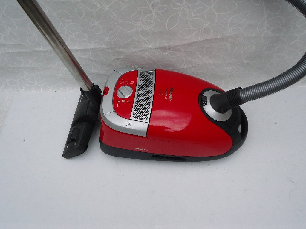 Miele Complete C2 Powerline 1600W Stofzuiger Rood, Gebruikt, Miele, Sledestofzuiger, Stille werking