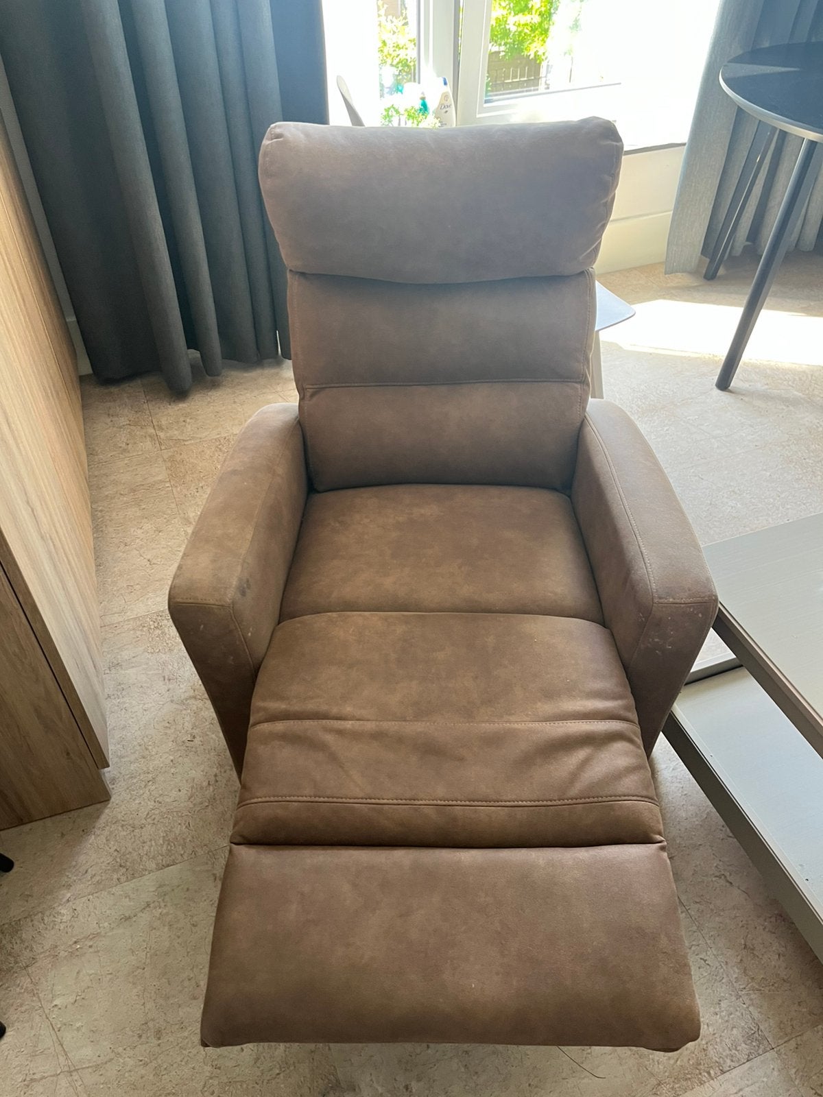 Relax fauteuil,stoel,relaxstoel, Ophalen, Eenpersoons, 75 tot 100 cm, Zo goed als nieuw