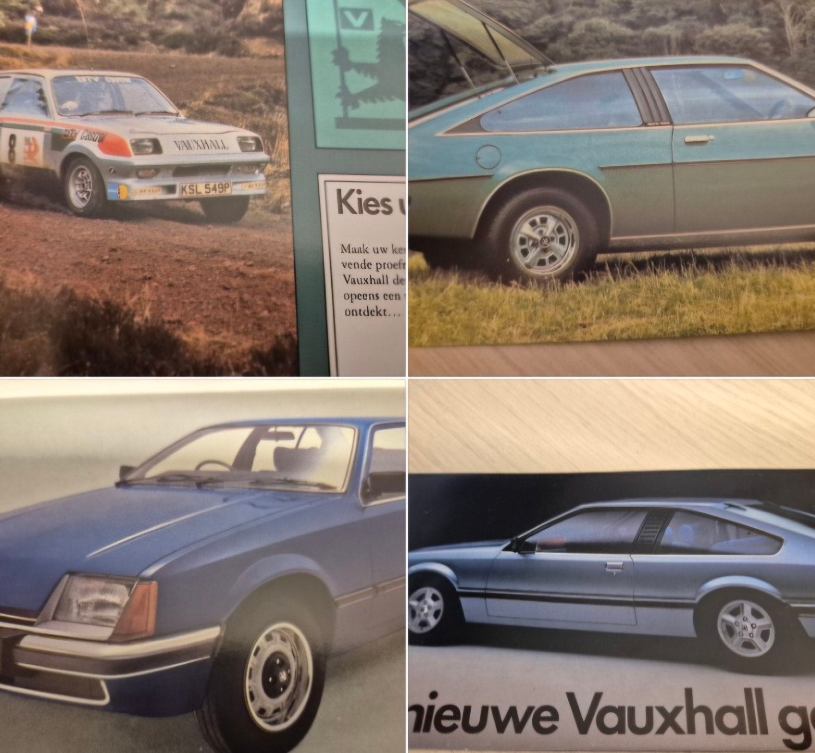 jaren 80 Vauxhall folder Royale Monza óók Chevette 2,3 Rally, Ophalen of Verzenden, Zo goed als nieuw, Opel