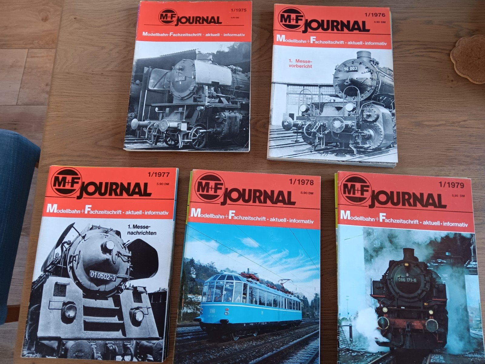 M+F Journal. Modellbahn-Fachzeitschrift Treinen 1975-1979, Ophalen of Verzenden, Trein, Boek of Tijdschrift
