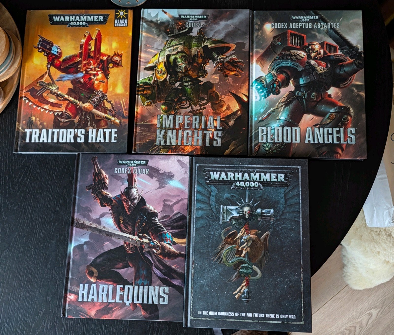 Warhammer 40.000 Codex Boeken - Harlequins, Blood Angels, Ophalen of Verzenden, Gebruikt, Warhammer 40000, Boek of Catalogus