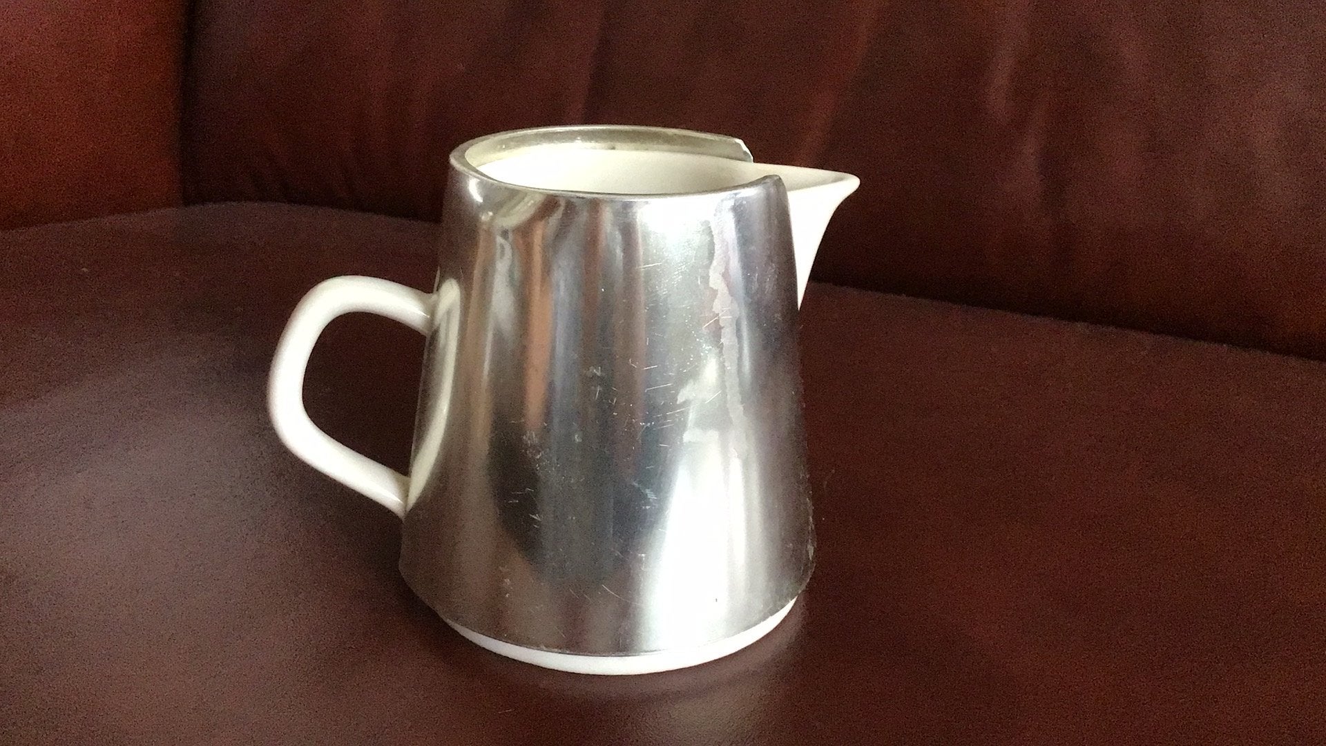 Melitta melkkannetje met warmhoudhoes, Antiek en Kunst, Ophalen of Verzenden