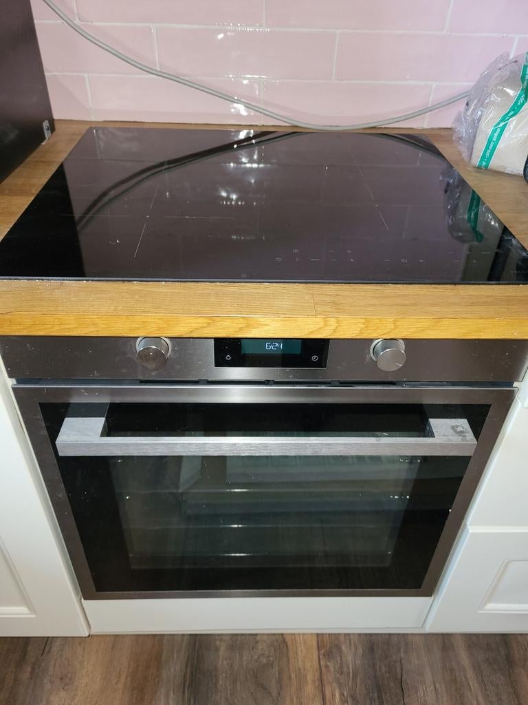 Inbouw oven met grill en kookplaat, Ophalen, Gebruikt, 60 cm of meer, Oven met grill