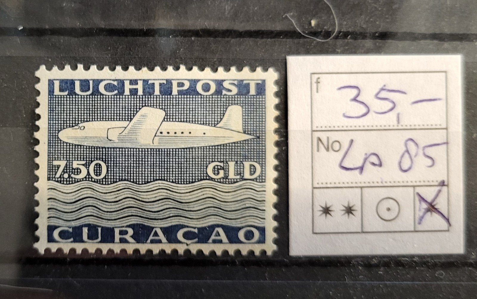 Curacao luchtpost 85 ongebruikt, Ophalen of Verzenden, Postfris