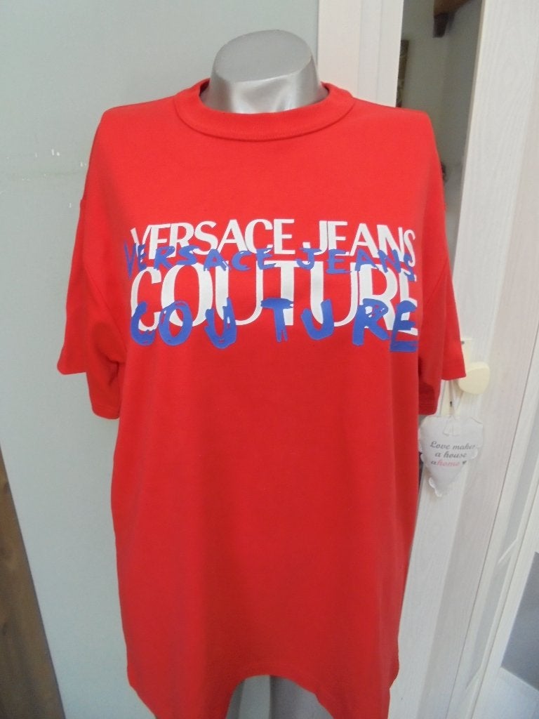 Nieuw Versace shirt stevige stof S valt als M rood met o, Maat 48/50 (M), Nieuw, Ophalen of Verzenden, Rood