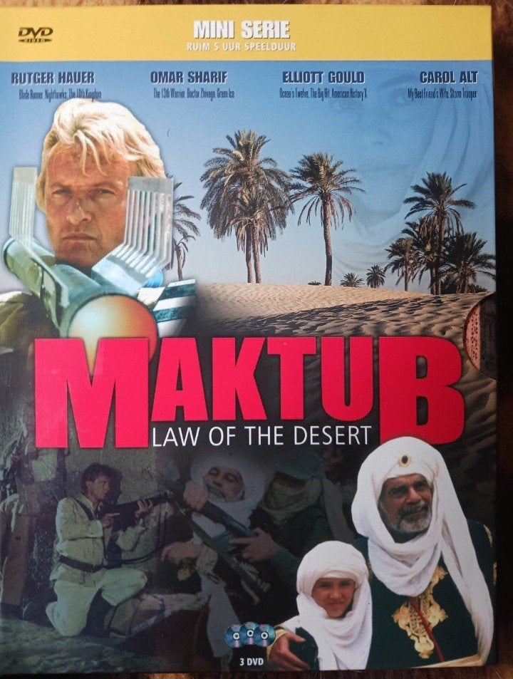 Maktub: Law of the Desert met Rutger Hauer, Engels, Nederlands, Ophalen of Verzenden, Zo goed als nieuw