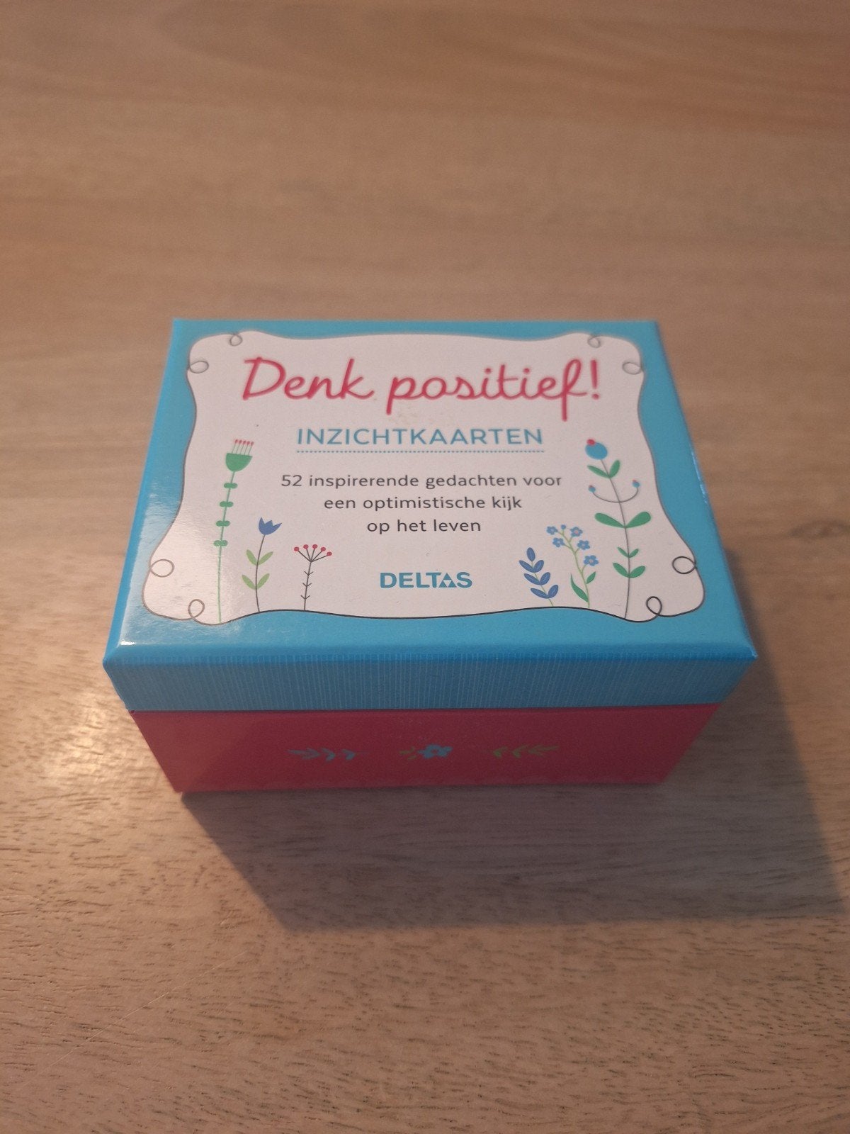 Inzichtkaarten kaartendeck Denk positief, Ophalen of Verzenden, Zo goed als nieuw, Speelkaart(en)