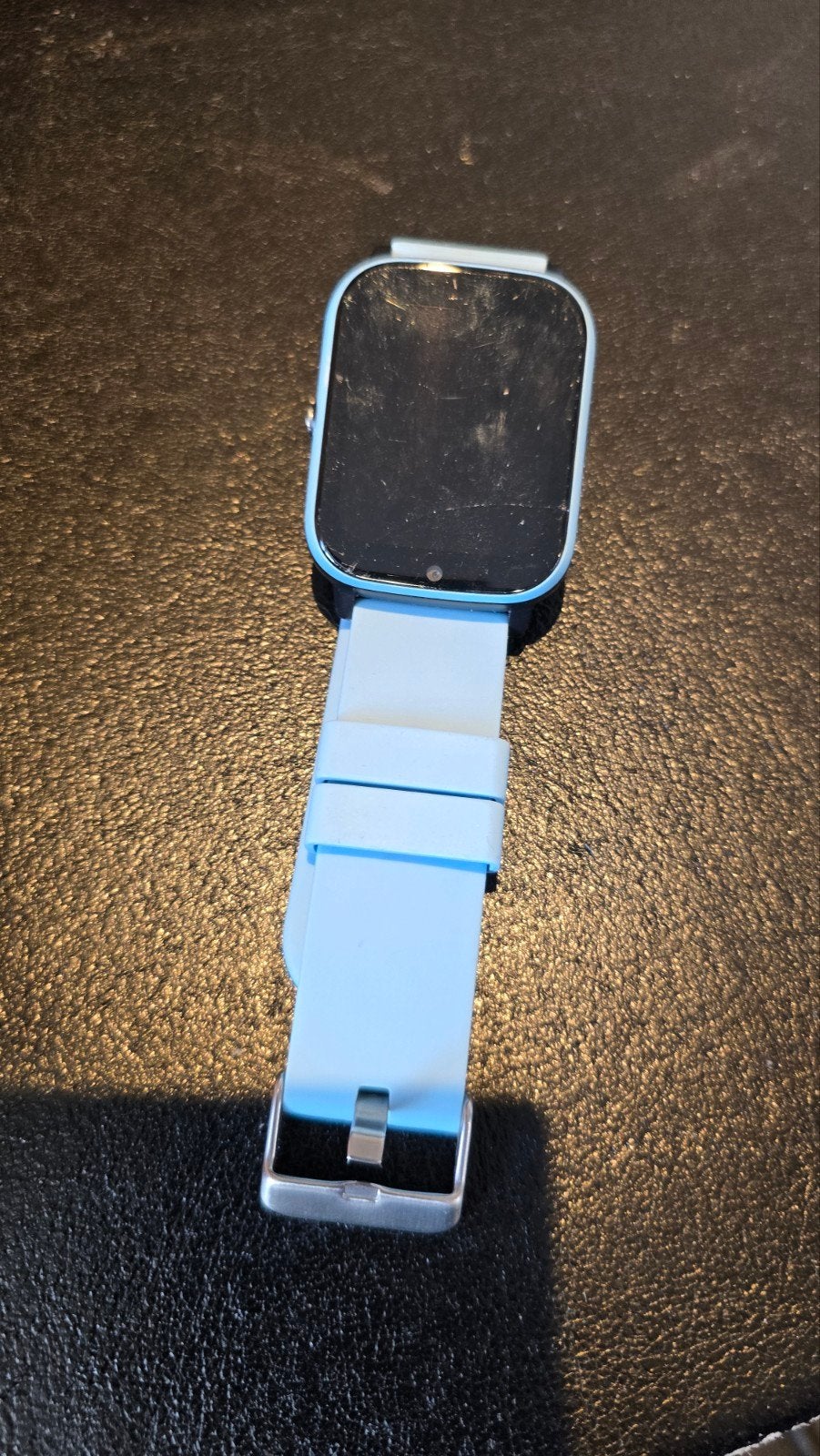 One2Track Horloge - Barst in scherm, werkt goed, Gebruikt, Blauw, Ophalen of Verzenden, Android