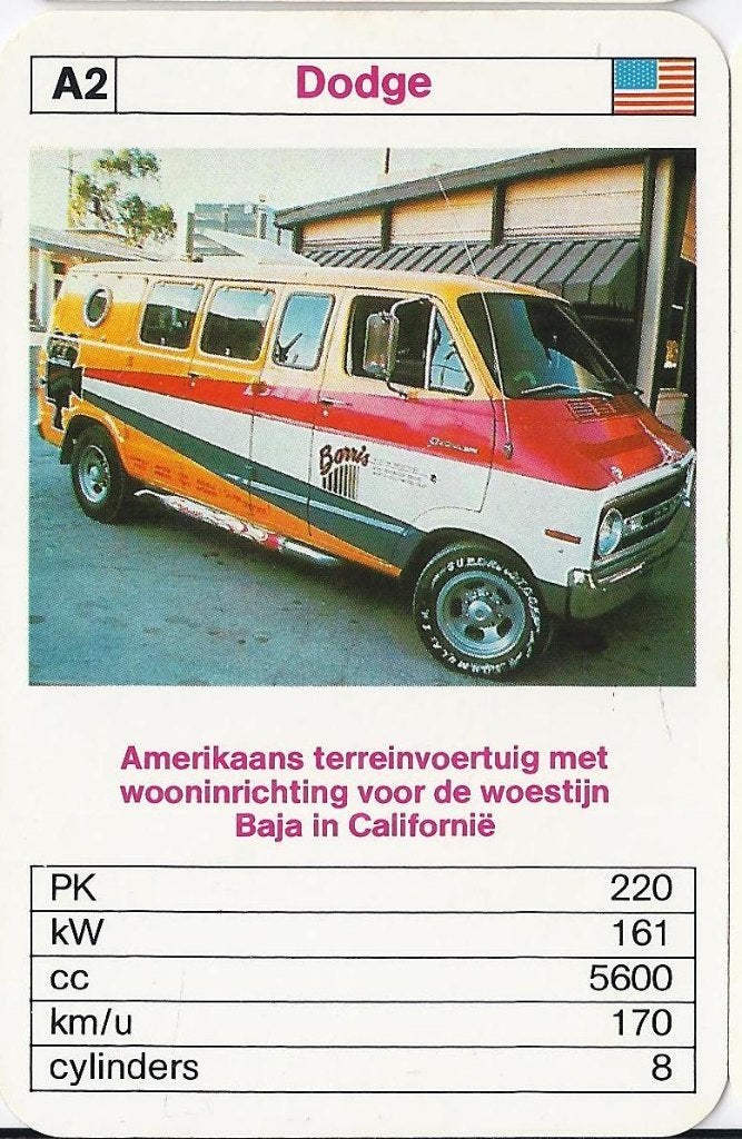 Kw1915 autokaartje terreinvoertuig dodge, Ophalen of Verzenden, Zo goed als nieuw, Auto's